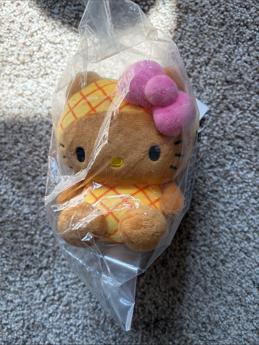 Sanrio Hello Kitty Pineapple Costume Plush with Pink Bow
